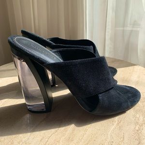 Kendall & Kylie Open Toe See-Through Heels